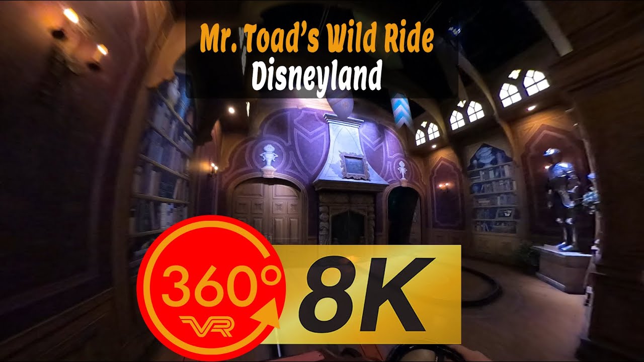 Mr Toad's Wild Ride | 360 VR spatial audio | Disneyland Classic Dark Ride