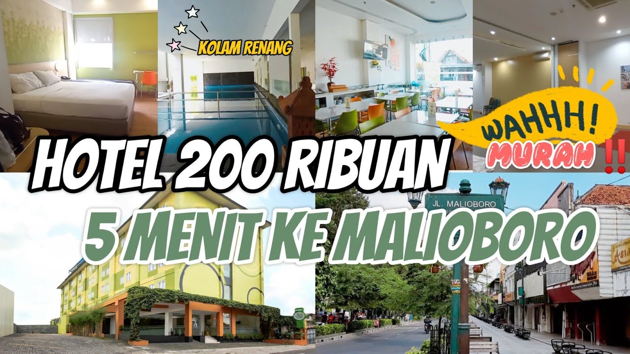 HOTEL 200 RIBUAN CUMA 5 MENIT KE MALIOBORO | ZEST HOTEL JOGJA