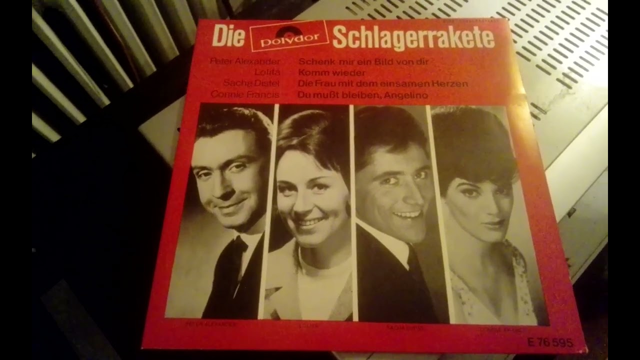Connie Francis/Orch.W.Scharfenberger  Du mu&szlig;t bleiben, Angelino  Polydor EP 76595 (1964)
