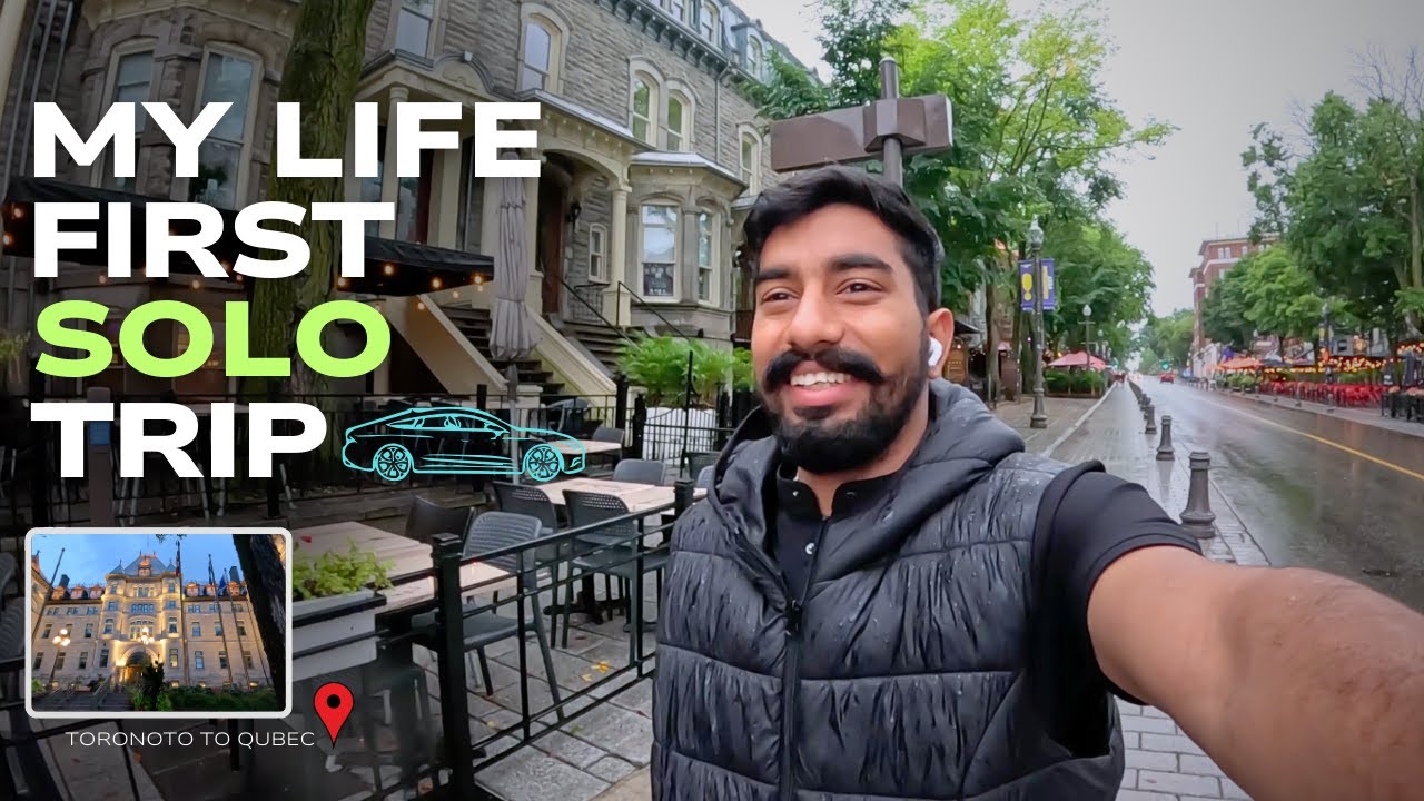 Canada 🇨🇦 Qubec Solo Trip Full Video | Vinay Saini International Student Toronto