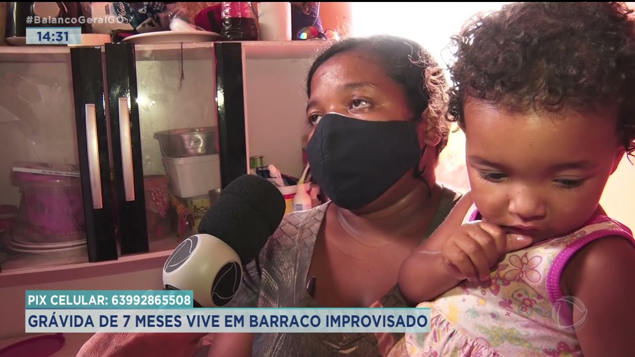 DE CORTAR O CORAÇÃO: GRÁVIDA DE 7 MESES VIVE EM BARRACO IMPROVISADO