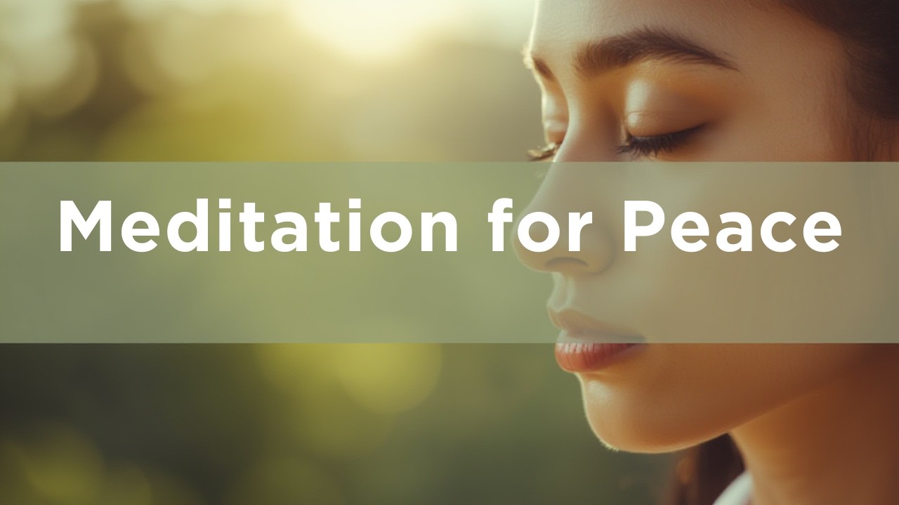 5 Minute Guided Meditation for Peace and Presence in your Body