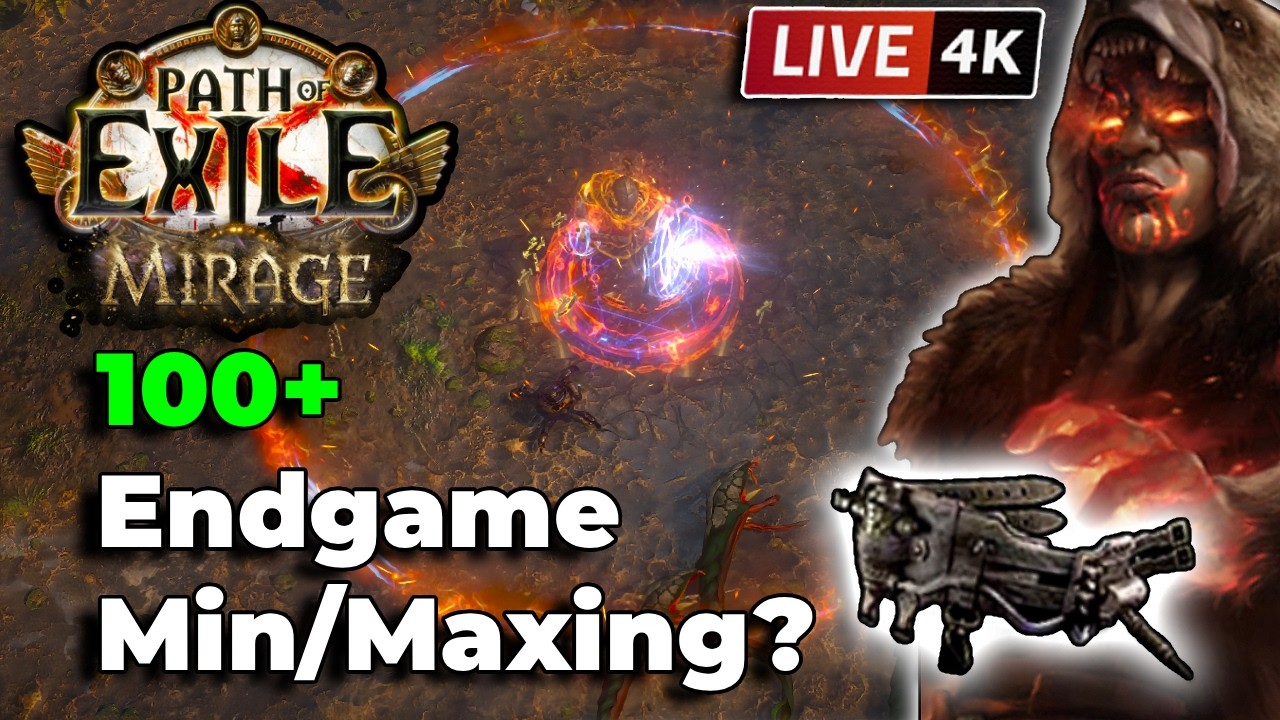 🔴LIVE -  RF Chieftain 100+ | Endgame Min/Maxing? |  Path of Exile Mirage 3.28