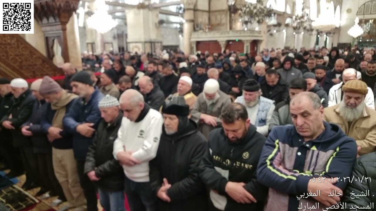 03 - صلاة الفجر للشيخ محمد العباسي من المسجد الأقصى - السبت 12 شعبان (8) 1447 - 31 كانون2 (1) 2026م