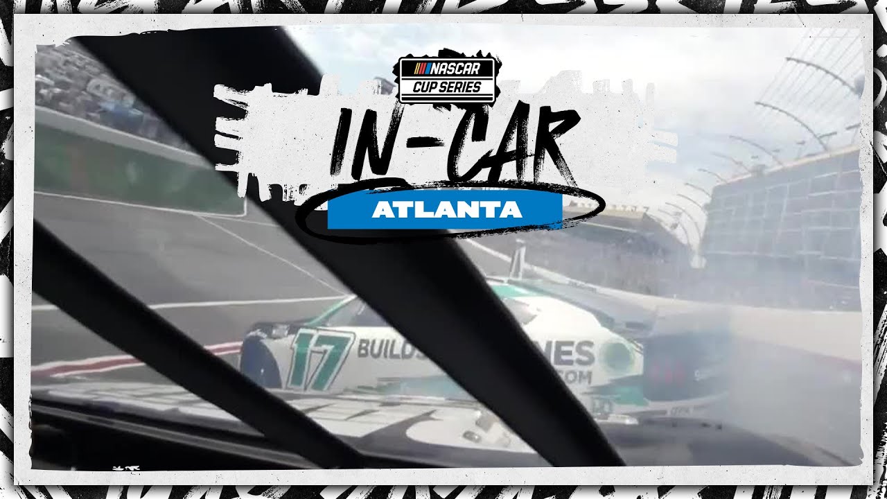 In-car camera: Chris Buescher spins in front of William Byron at Atlanta | NASCAR