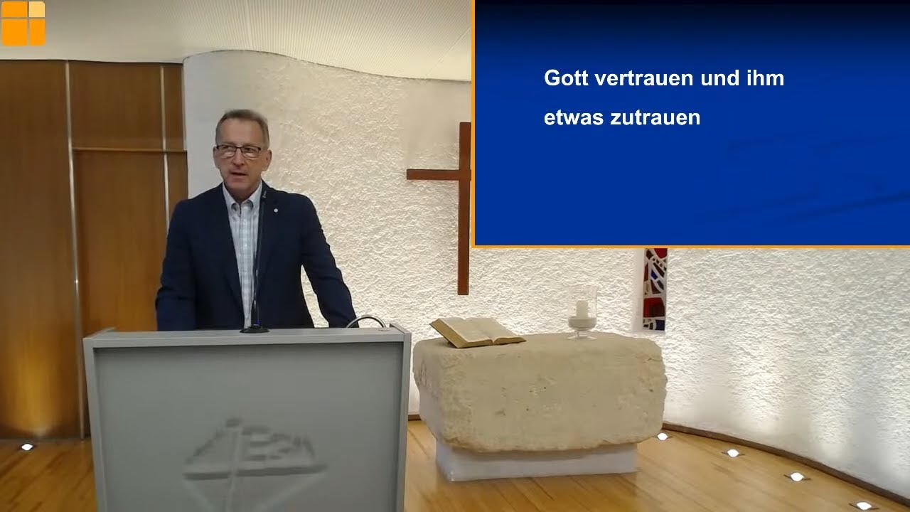Gott vertrauen und ihm etwas zutrauen