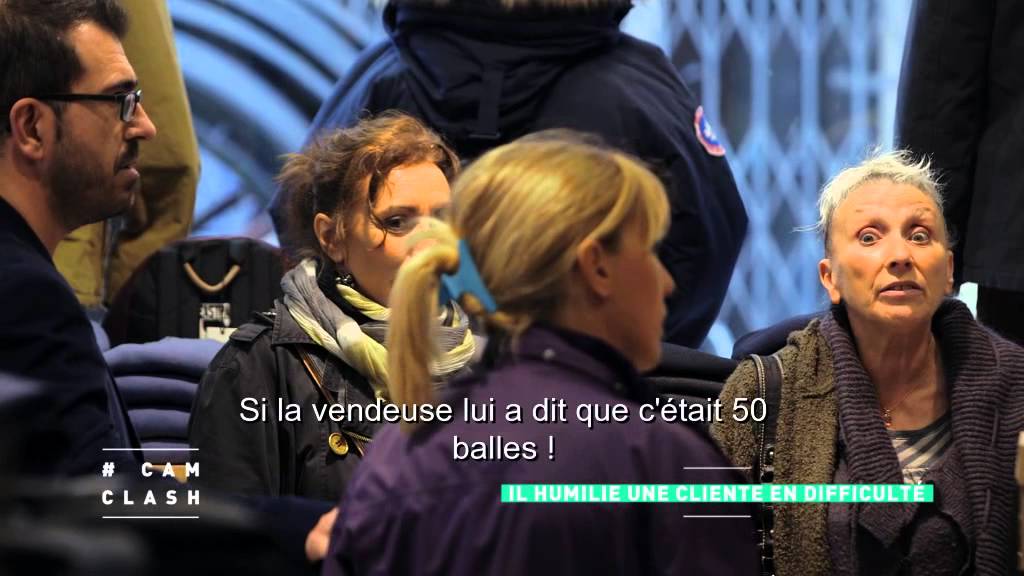 Il humilie une cliente en difficulté - Cam Clash