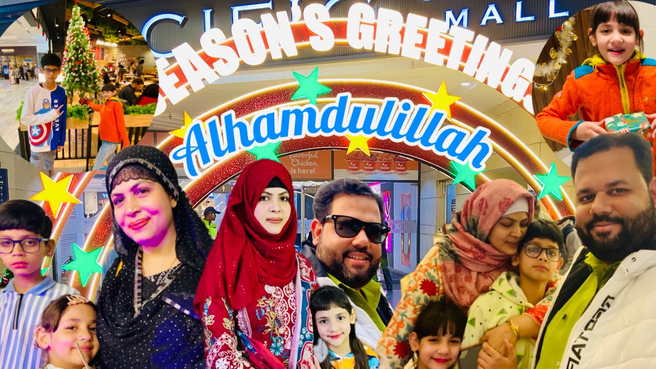 Happy New Year 2026 ki Celebration shuru hui ☺️ Mall me dekha decoration ❤️ Saba Ibrahim Family 💐