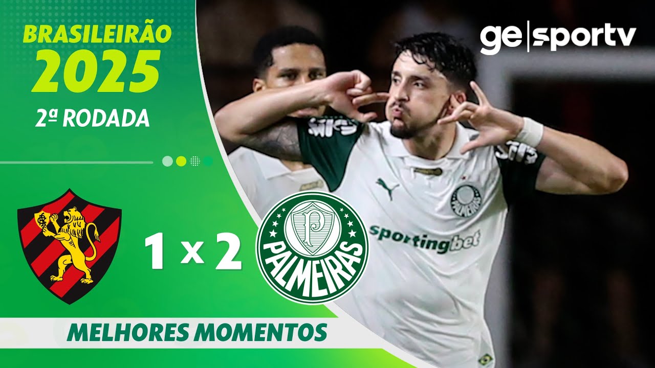 SPORT 1 X 2 PALMEIRAS | MELHORES MOMENTOS | 2ª RODADA BRASILEIRÃO | ge.globo
