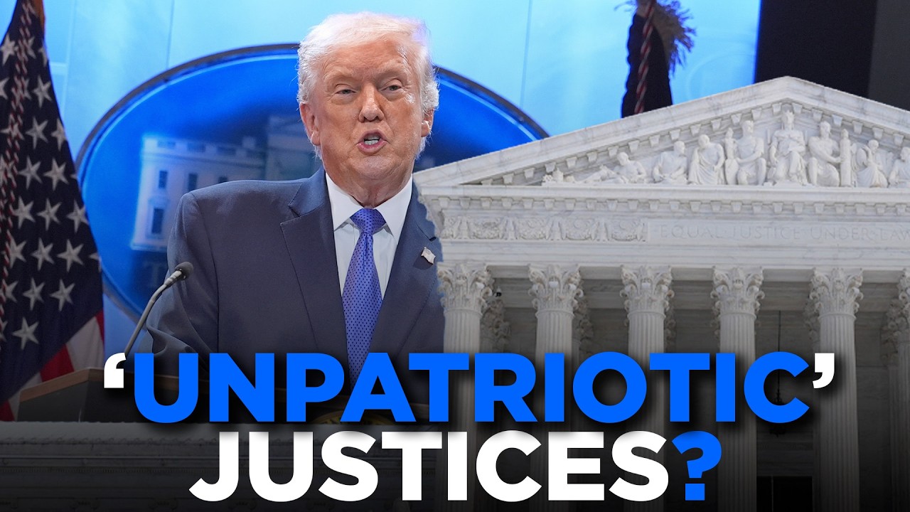 Trump SCOLDS Tariff-Opposing Supreme Court Justices: ‘Unpatriotic’ | TRENDING