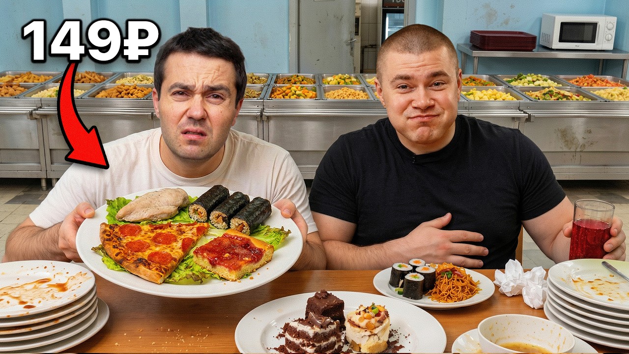 Я проверил самые ДЕШЕВЫЕ безлимитные рестораны (ft. derzko69)