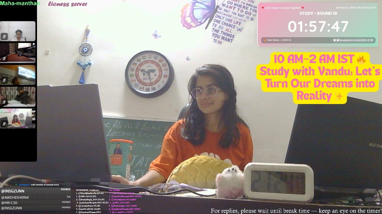 16-HOUR🎯69/400| STUDY WITH ME LIVE |Work & StudyBoost: Enhance Productivity, Reduce Stress #pomodoro