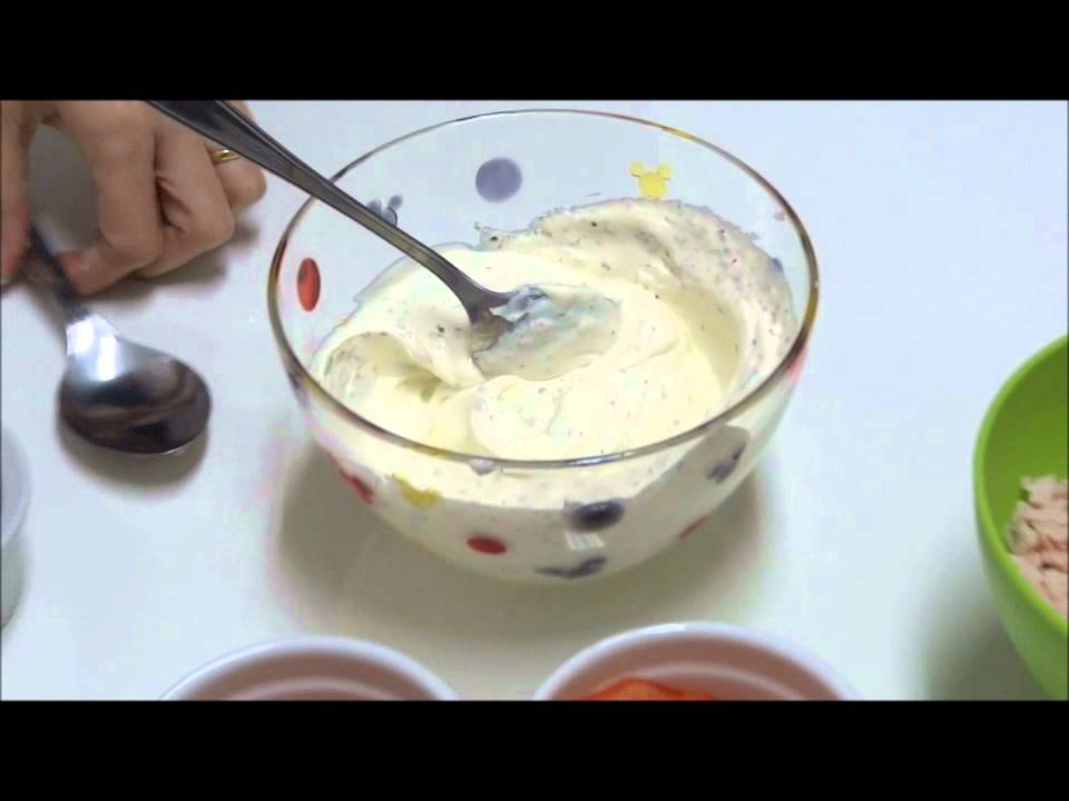 Receita de Sanduiche de creme de ricota temperado