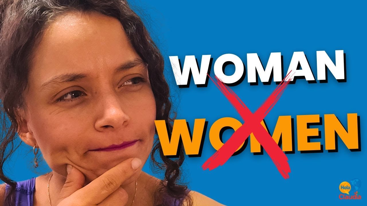 Este error con WOMAN y WOMEN te hace sonar mal en inglés