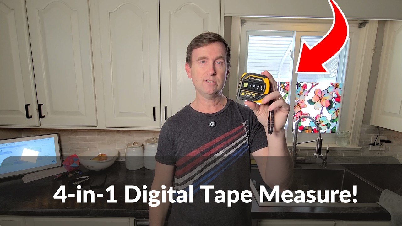 4-in-1 Digital Laser Tape Measure Review | Testing 16FT Tape and 328ft Laser Accuracy
