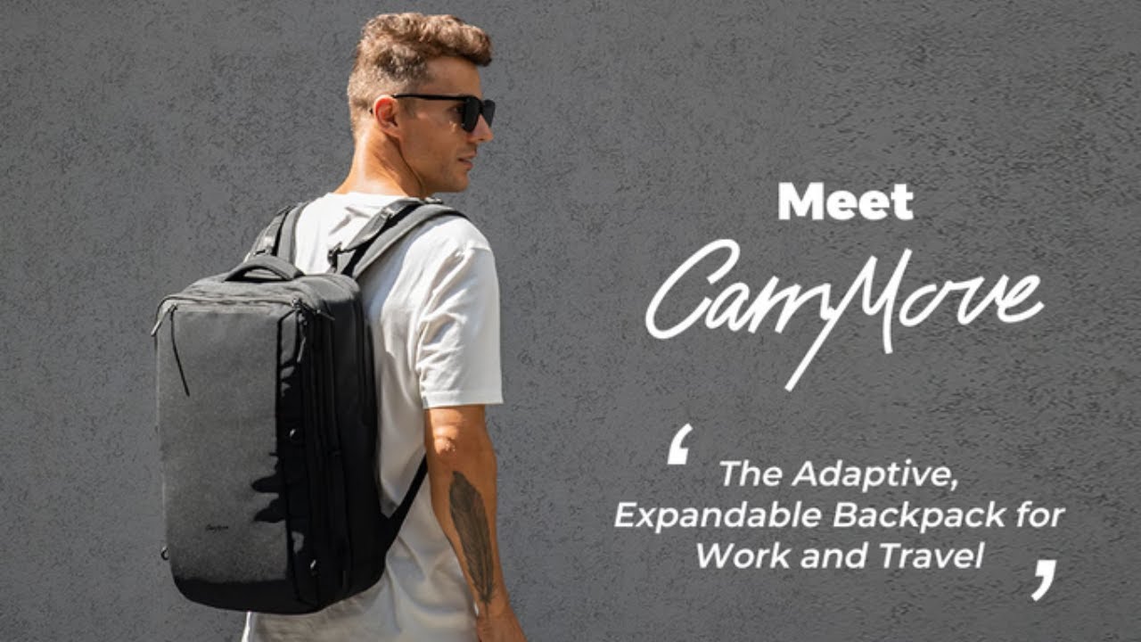 🎒 Carrymove — The Ultimate Expandable Backpack for Work & Travel! 🌍