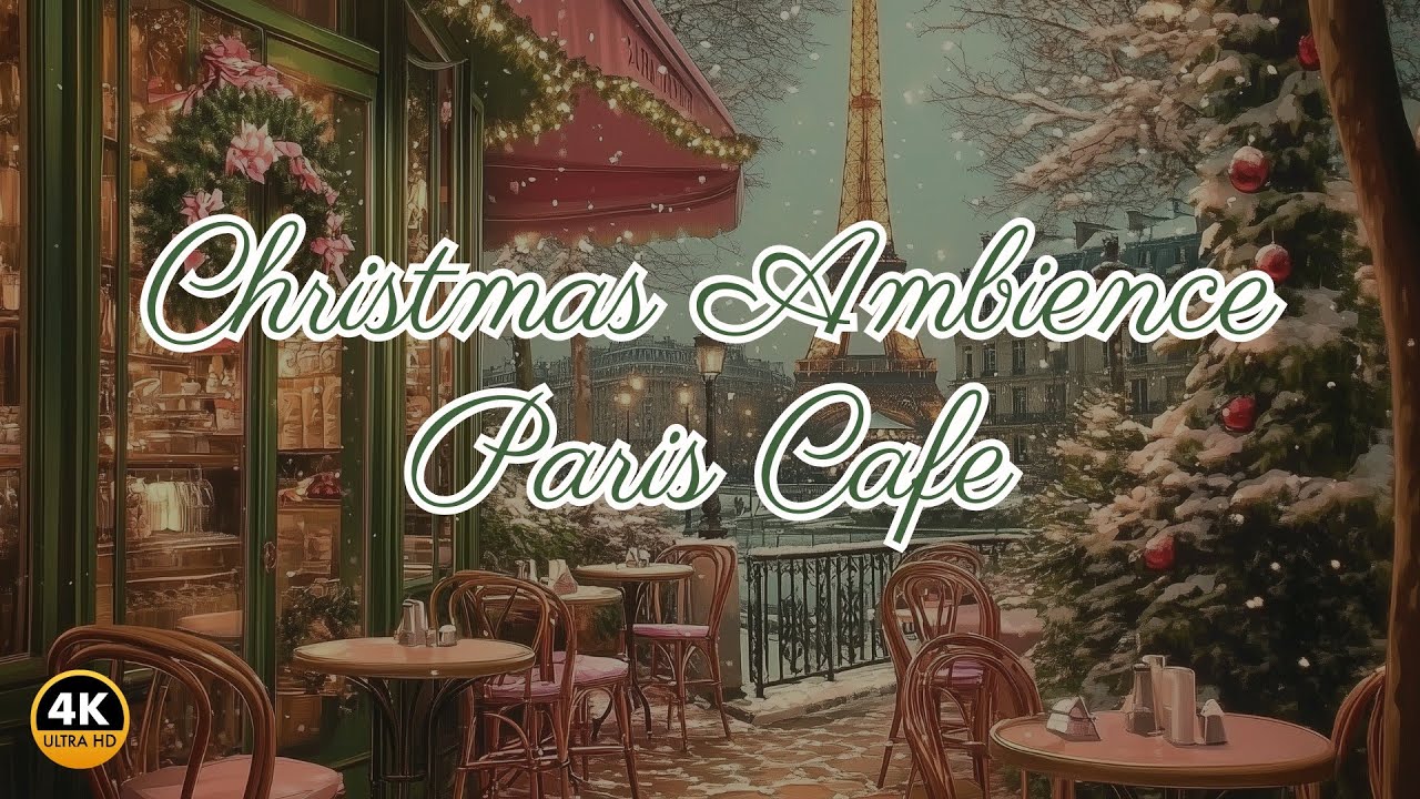 Christmas Music Ambience Scene Paris