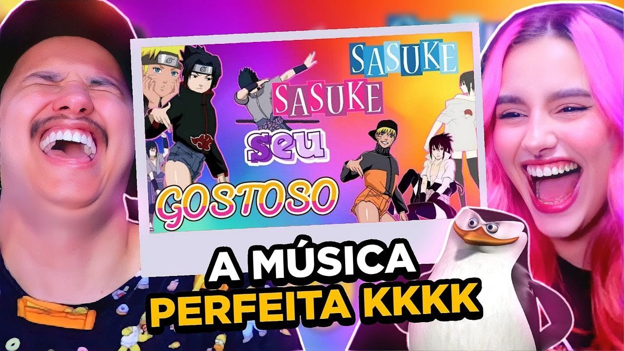 REAGIMOS COM O @ZDUBS ao RAP DO SASUKE SEU GOSTOSO OBRIGADO NARUTO KKKKKKKK