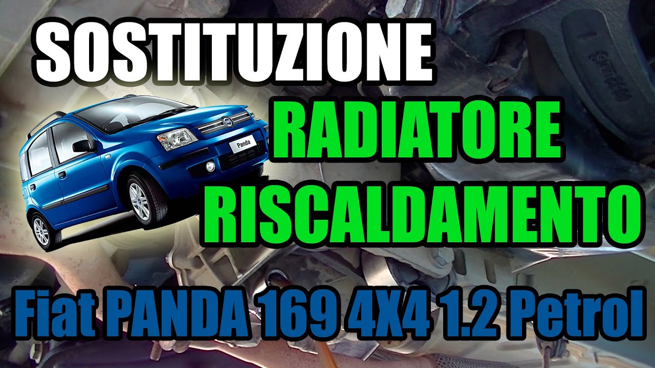 Fiat Panda 169 2a Serie - Sostituzione radiatore riscaldamento interno (Heater Core Replacement)