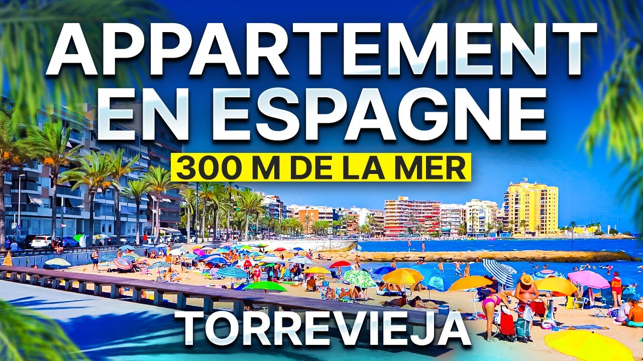 Appartement en Espagne 🇪🇸 Torrevieja à 300 m de la plage del Cura | 169.900 €