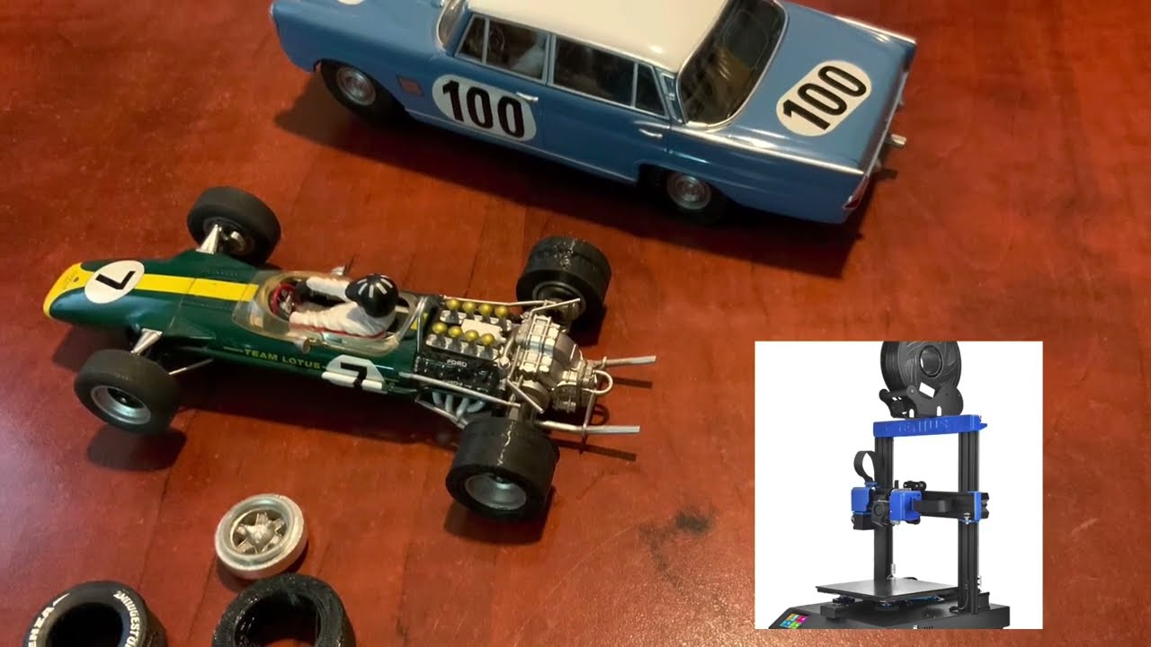 Impresión de neumáticos para slot, scalextric.