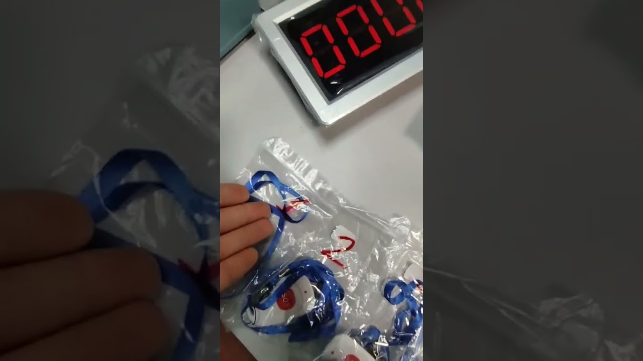 Система вызова медперсонала беспроводная RETEKESS F3290kit2, LED приёмник - табло + 10 SOS кнопок