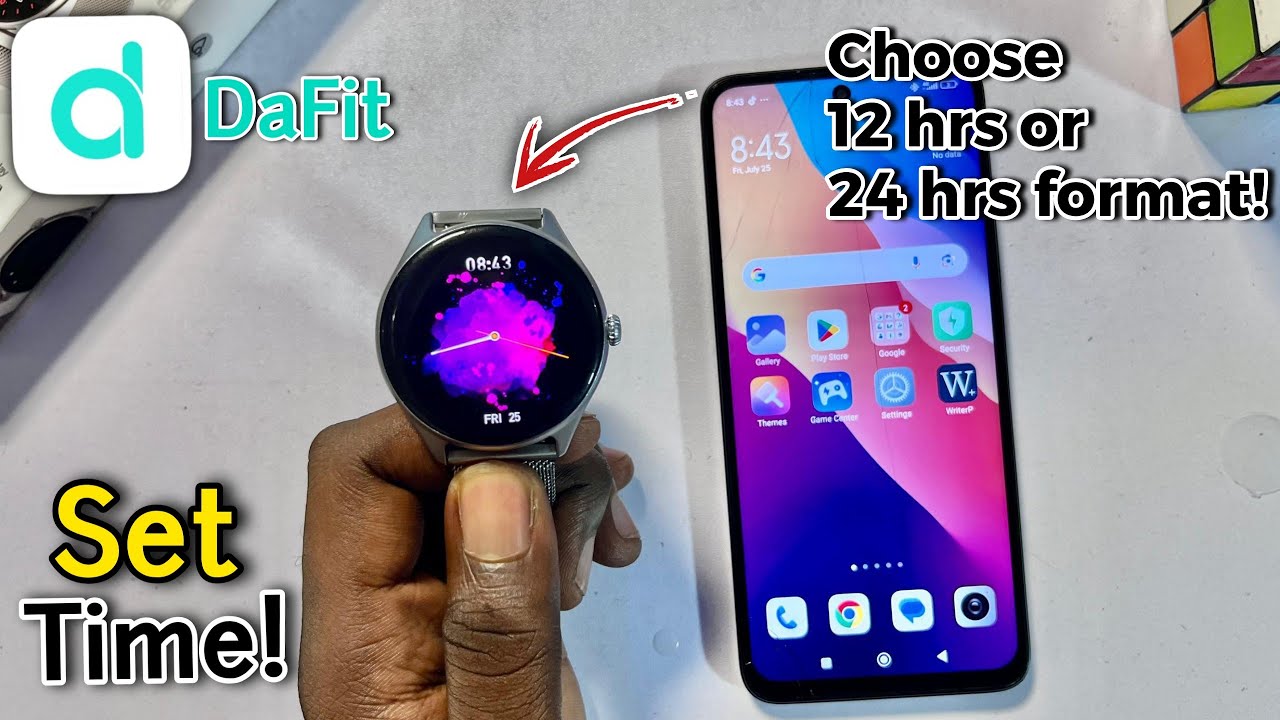 How to Set Time on your DaFit Smartwatch | DaFit Smartwatch Time & Date Settings