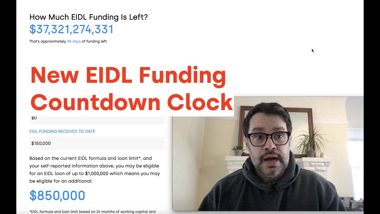 New EIDL Funding Countdown Clock