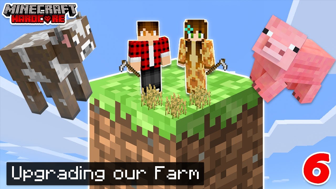 A NEW FARM | Hardcore One Block Skyblock ep 6