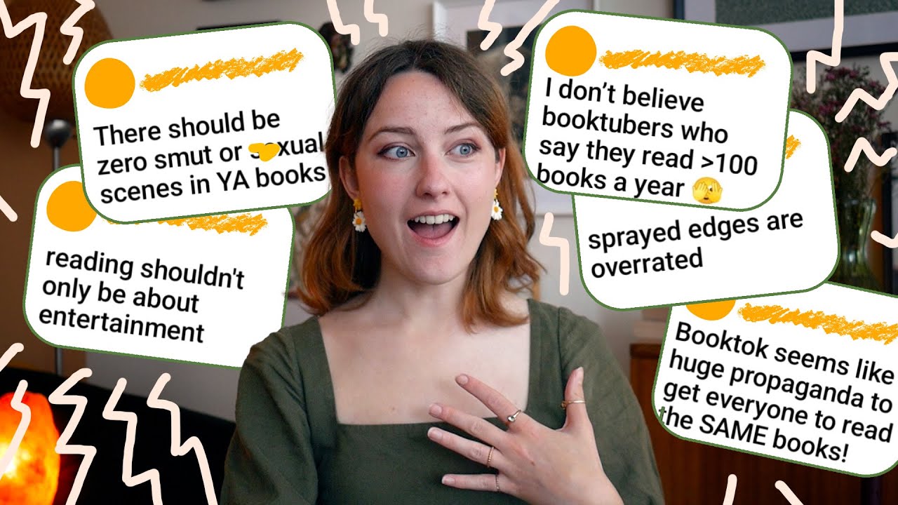 reacting to your bookish HOT TAKES 🔥& exposing myself