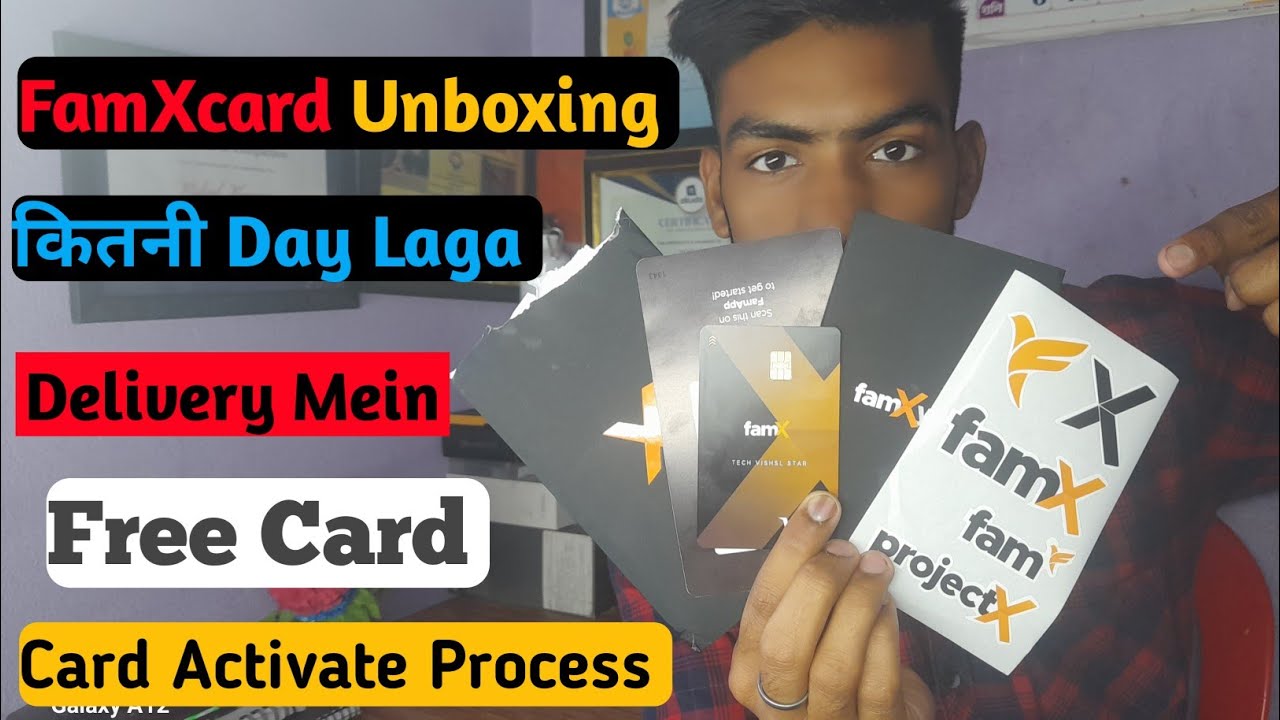 FamXcard Card Unboxing || Card Activate Process || Free Card