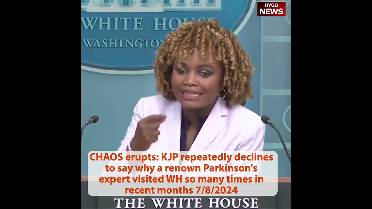 Absolute CHAOS erupts KJP repeatedly declines Parkinson's expert visited WH so many times