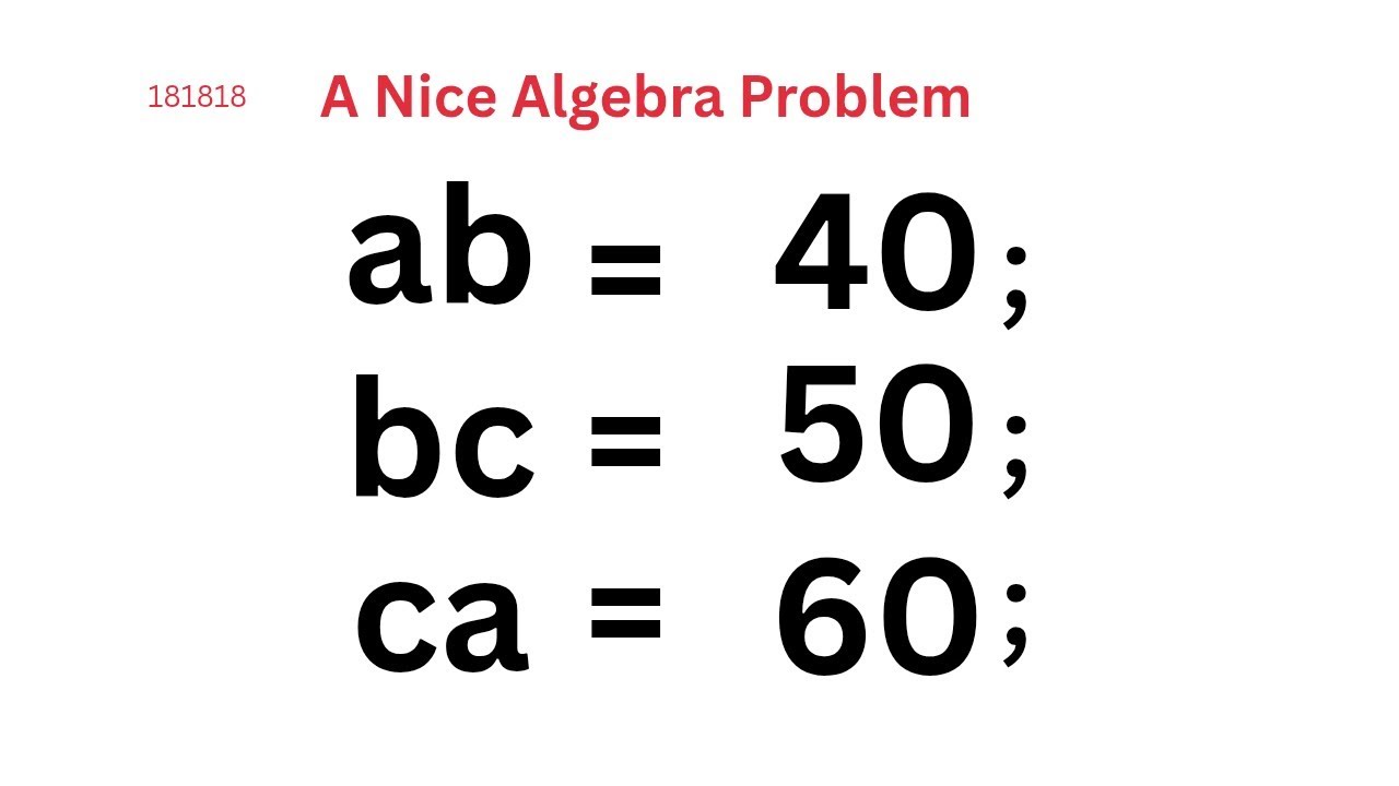 Olimpiada matematyczna | Ciekawe zadanie z algebry | Czy potrafisz je rozwiązać?