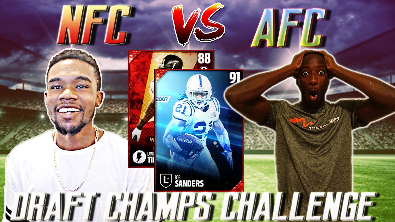 AFC VS NFC DRAFT CHAMPS CHALLENGE W/ DRE DRIZZLE