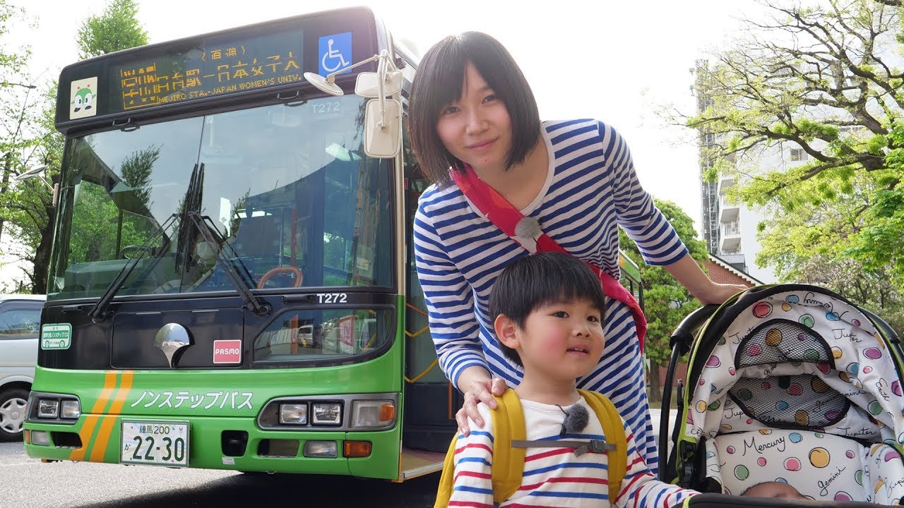 乗車時間約3分の路線バス 学05系統に乗ってきたよ