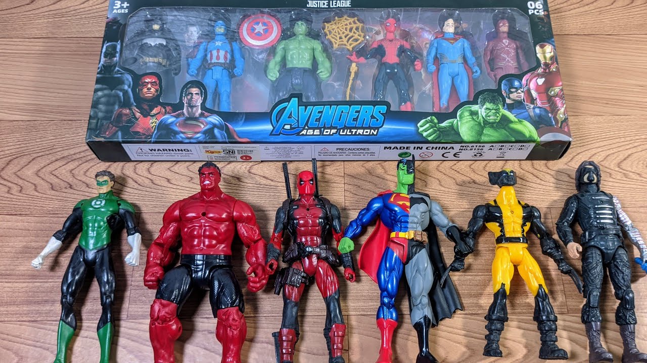 AVENGERS TOYS #13 /Action Figures/Unboxing/Cheap Price/Spiderman,Ironman,Hulk,Thor/Toys.