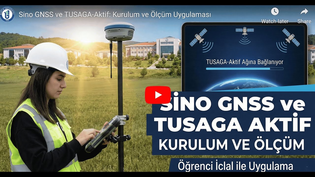 Sino GNSS Kullanım Rehberi: TUSAGA Ağına Bağlanma ve Koordinat Alma