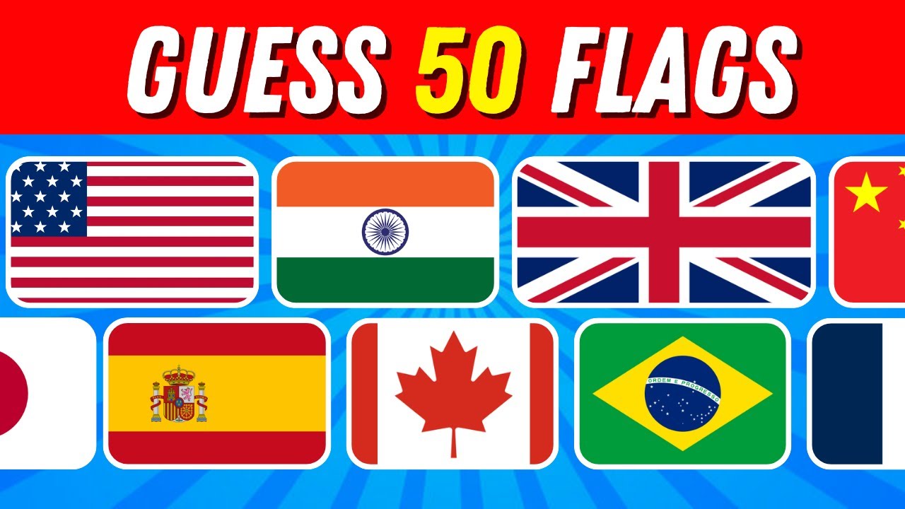 Guess the Flag in 5 Seconds | Can You Guess the 50 Flags?