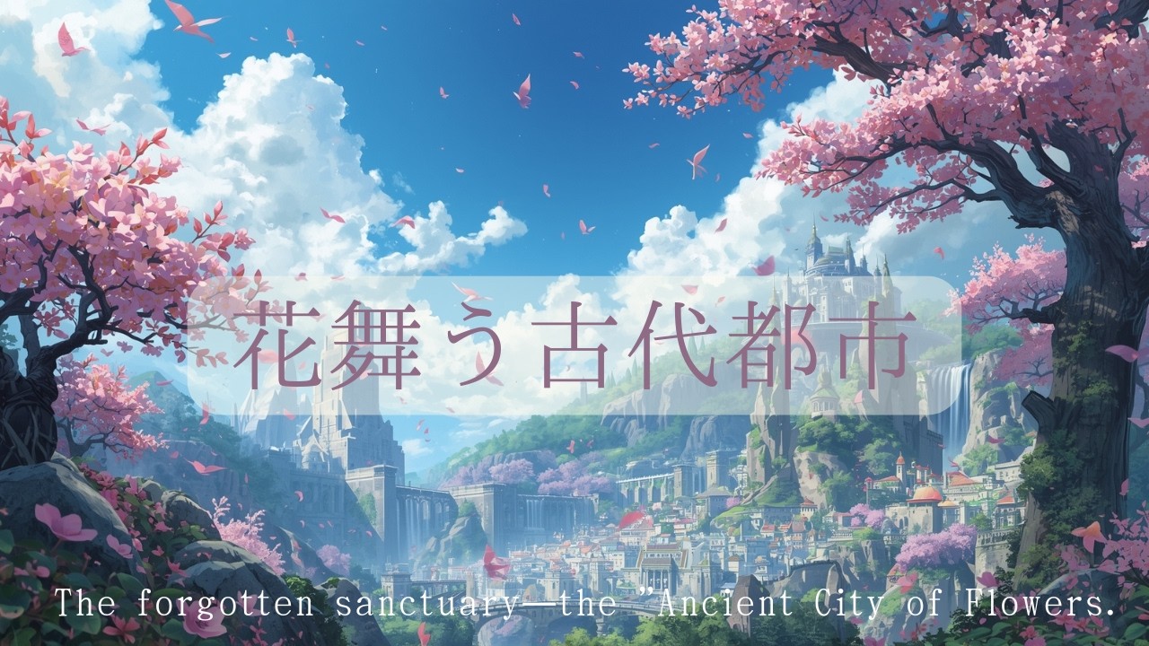 【ケルト・ファンタジー音楽/Celtic Music】　花舞う古代都市風景　【作業・勉強用・アンビエント】
