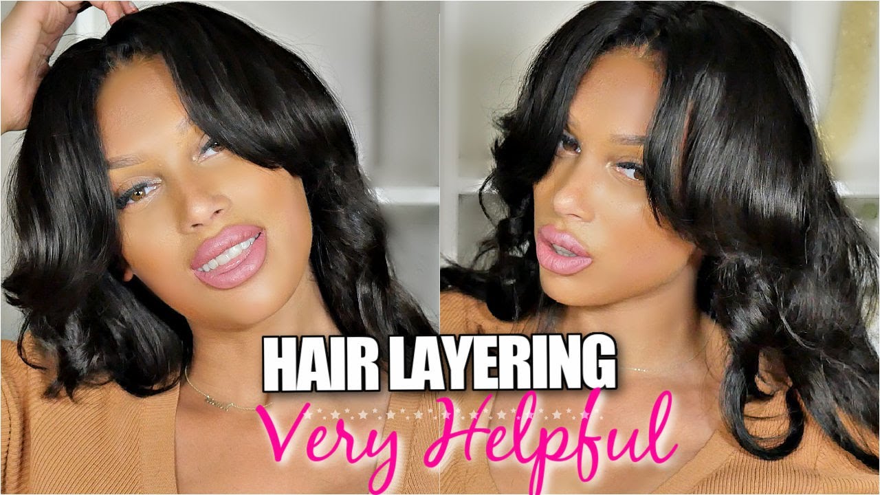 OMG!! 😍 How To Cut Curtain Bangs | Easily Layer Hair on Wig at home