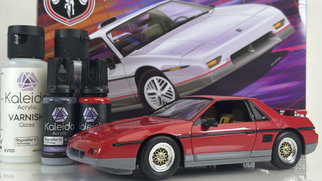 Пробую новые краски Kaliedo Auto Paints на новом Pontiac Fiero GT от Revell. Хороши ли они?