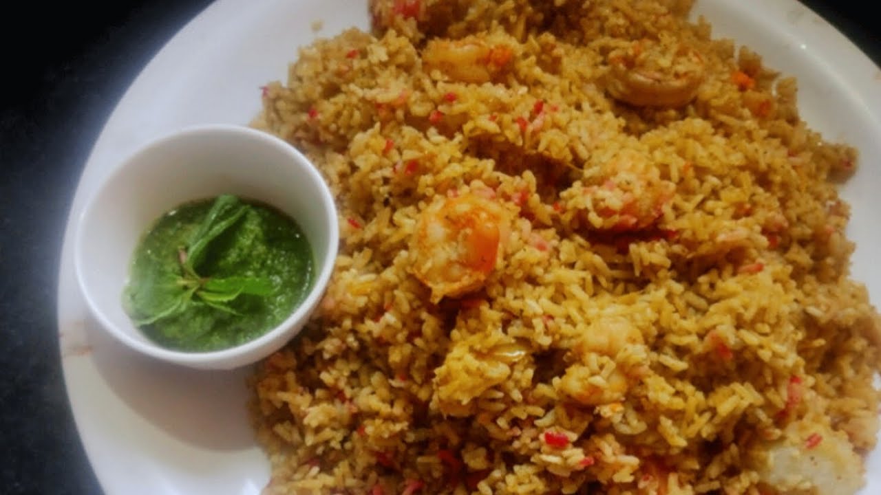  1 kg Prawns pulao recipe | 1 kg jhinge ka pulao recipe| kolambi pulao recipe