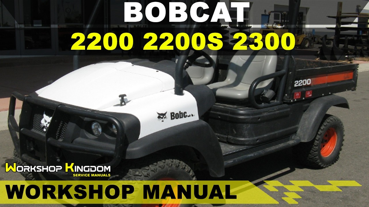 Руководство по ремонту и обслуживанию экскаваторов BOBCAT 2200 2200S 2300 — на английском языке —...
