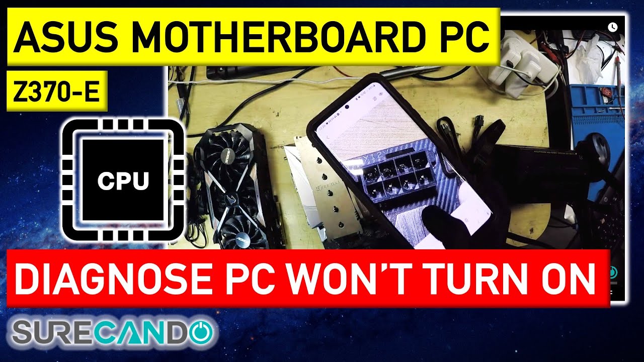 ROG STRIX Z370-E PC: No Power, Melted PSU Cables! Inspection Reveals All. 🔍 #ROGSTRIXZ370E #PCRepair