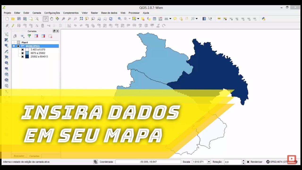 Insira Dados do Excel em Seus Mapas no QGIS