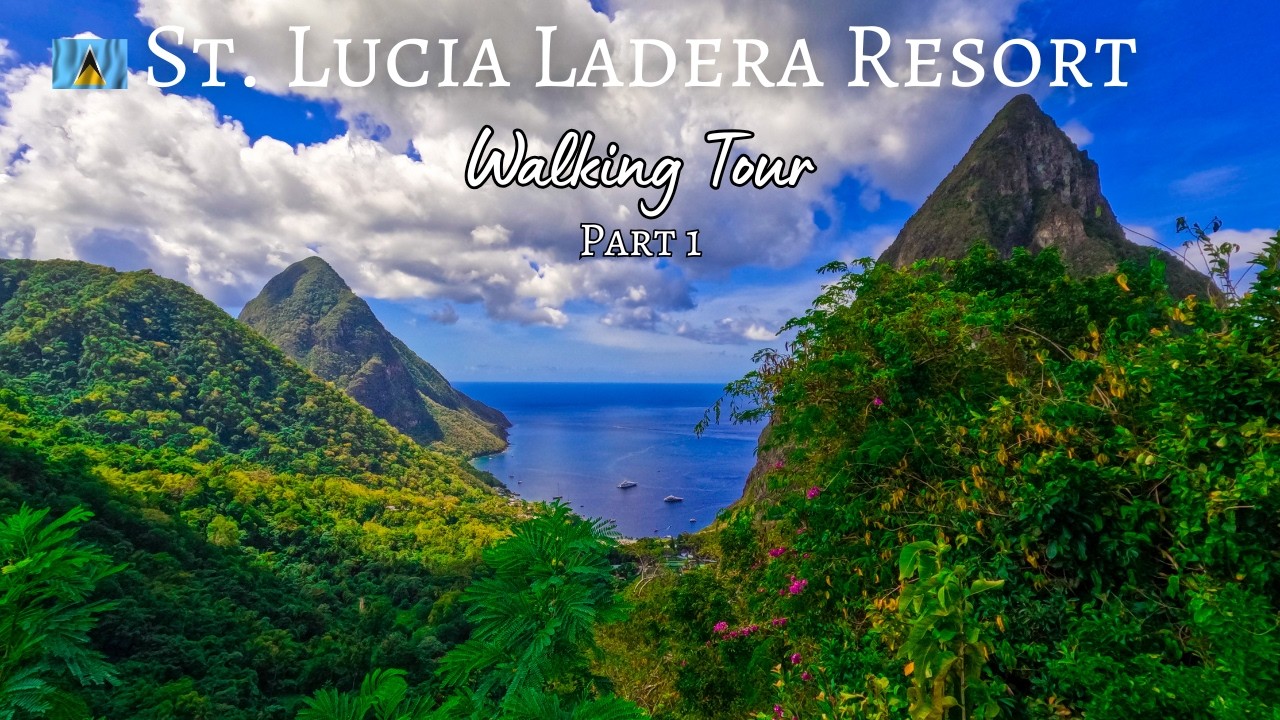 Inside Ladera Resort St  Lucia🌴Adults Only Luxury with Piton Views ⛰️ | Walking Tour (Part 1)