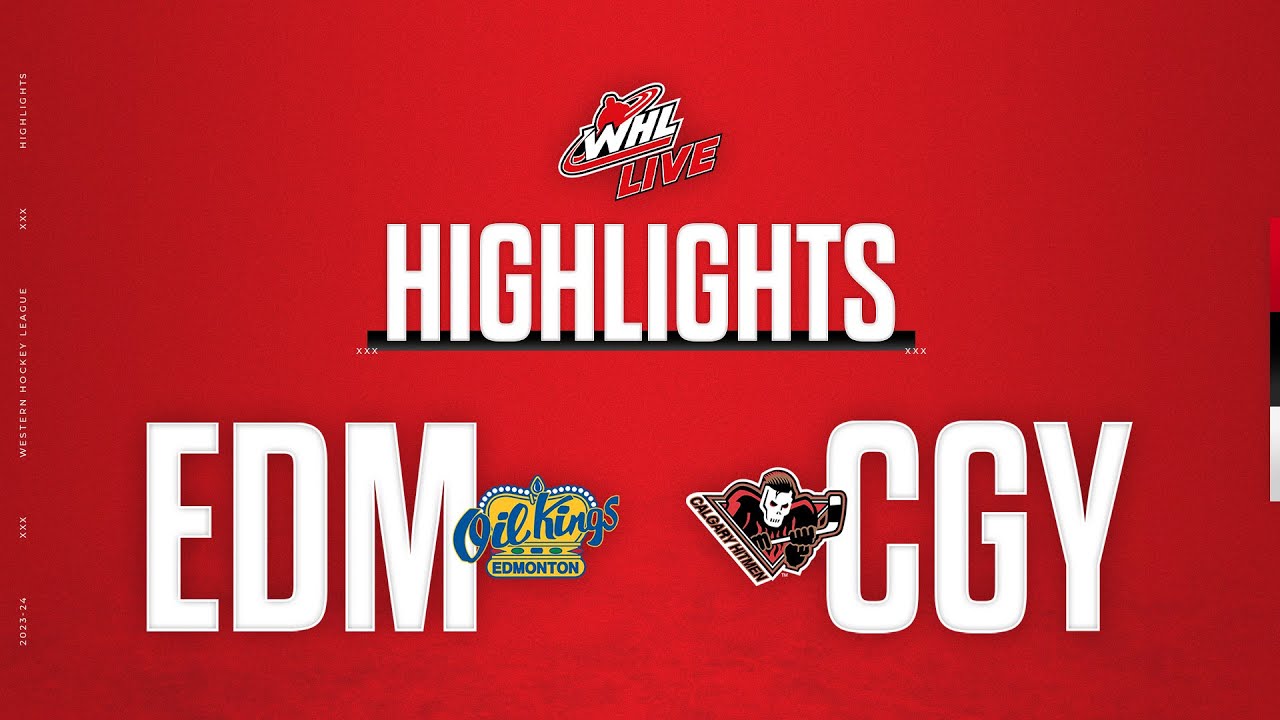 Edmonton Oil Kings at Calgary Hitmen 2/28 | WHL Highlights 2023-24