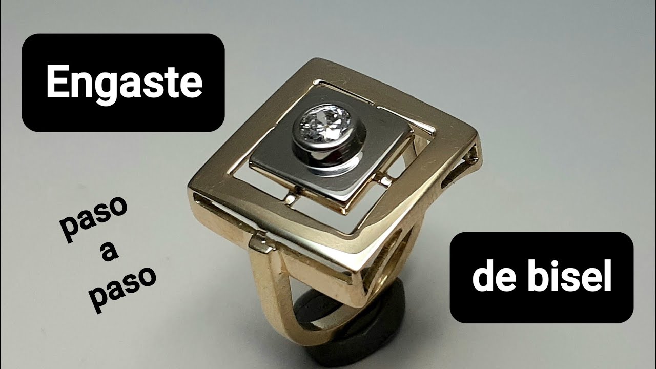 Como realizar un engaste de bisel