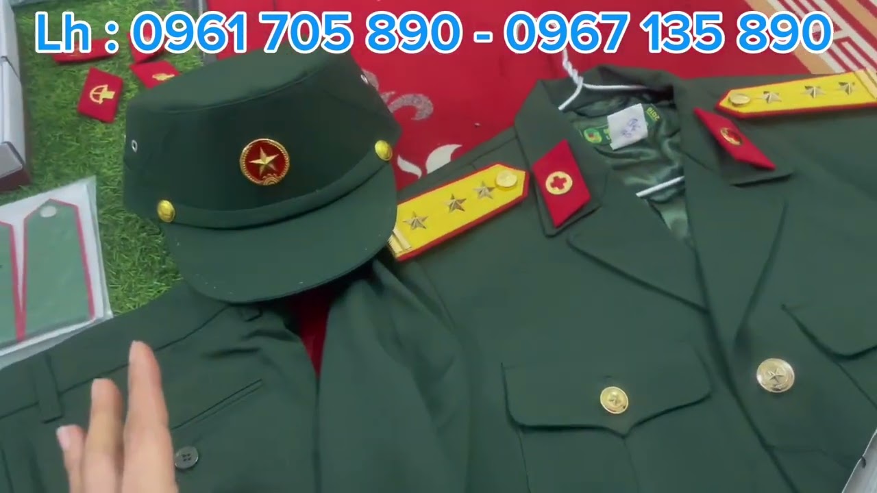 Đầy đủ 1 bộ quần áo k08 cựu chiến binh(áo bay,thắt lưng,giày da,cầu vai quân hàm) chuẩn quân nhu