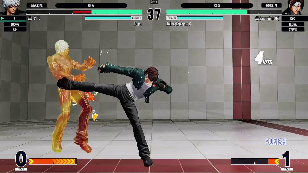 KOF15 練習 手が動かない時用のキャラ探し